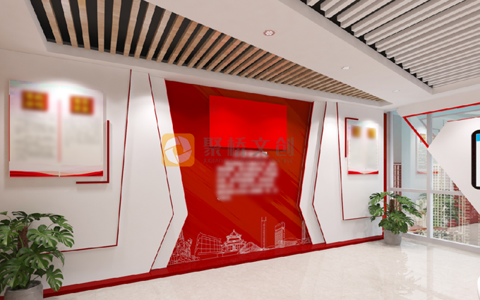 国企党建展厅党建历程设计