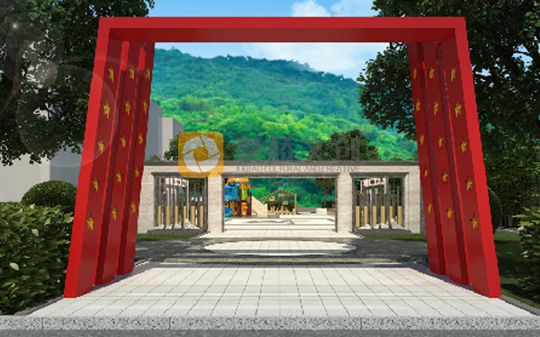 红色主题公园设计